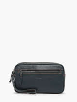 Leather Foulonn Men's Pocket Etrier Blue foulonne EFOU721S