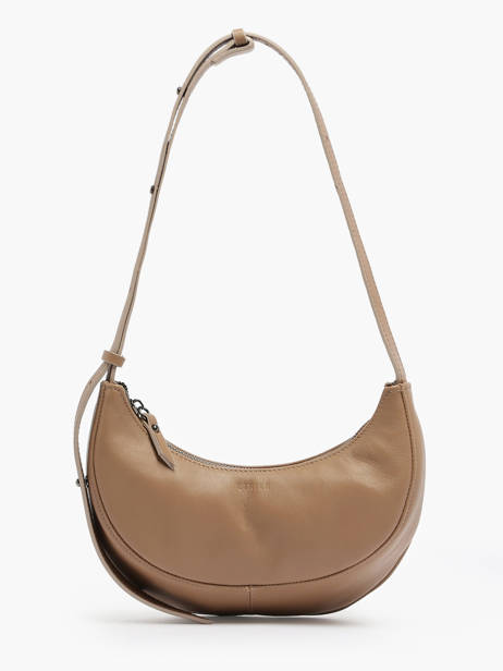 Sac Bandoulière S Sosoomao Cuir Etrier Beige sosoomao ECSO057S