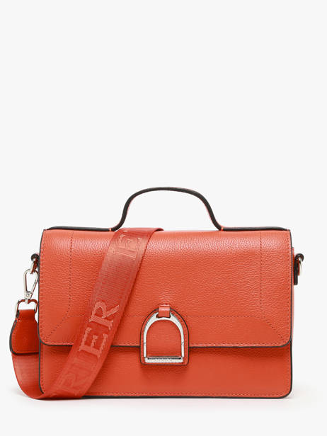 Sac Bandoulière M Altesse Cuir Etrier Orange altesse EALT048M