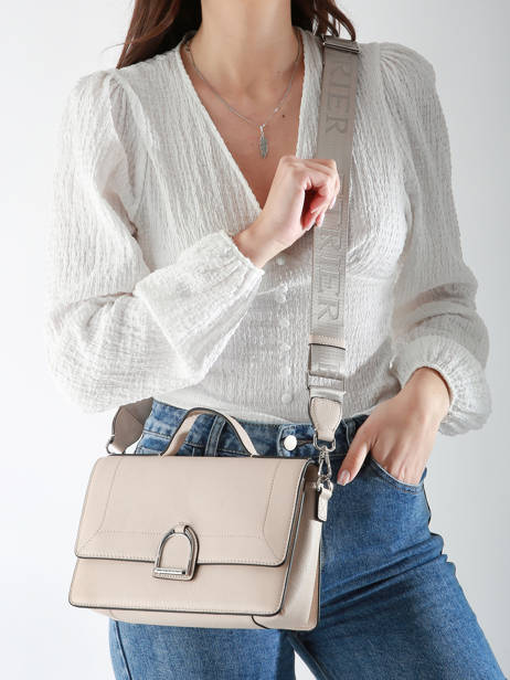 Sac BandouliÃ¨re M Altesse Cuir Etrier Beige altesse EALT048M vue secondaire 1